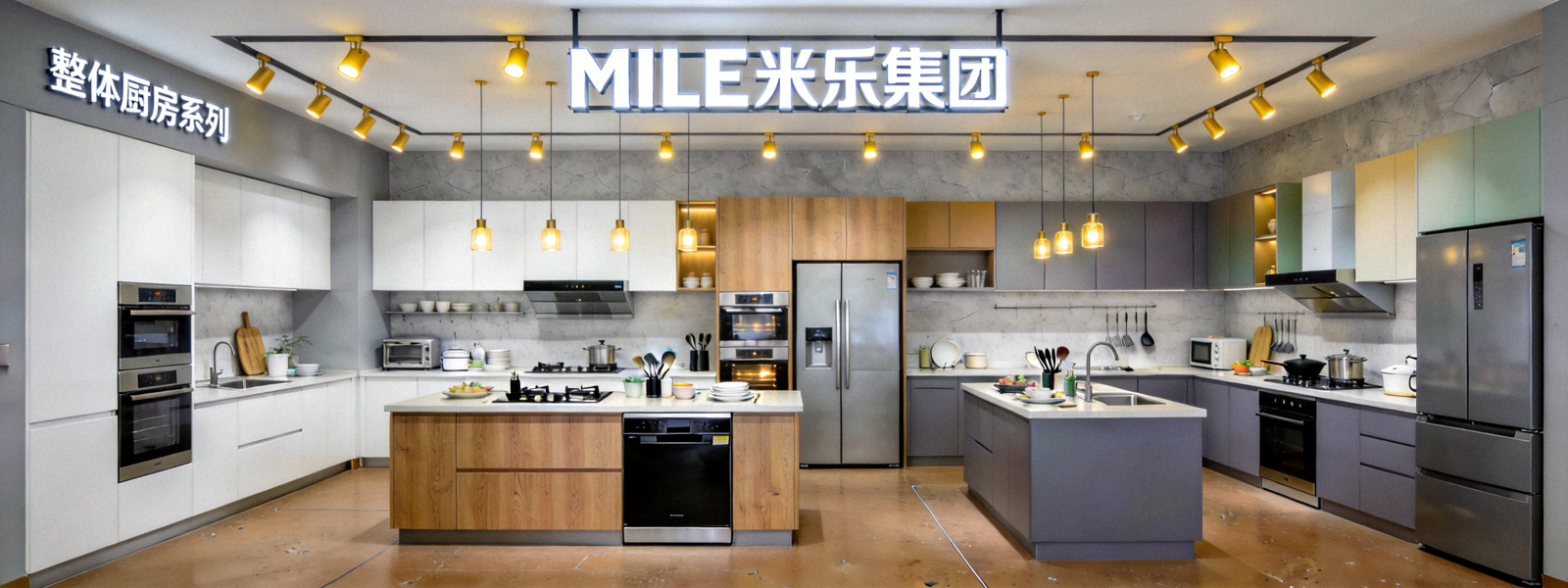 MILE米乐集团整体厨房系列产品展示厅